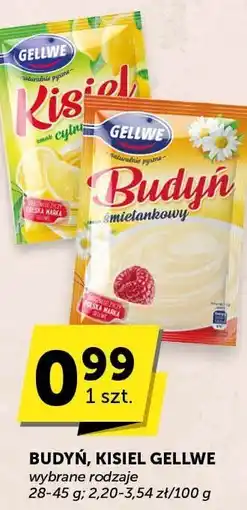 Groszek Budyń, Kisiel Gellwe wybrane rodzaje oferta