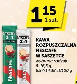 Groszek Kawa rozpuszczalna Nescafe w saszetce wybrane rodzaje oferta