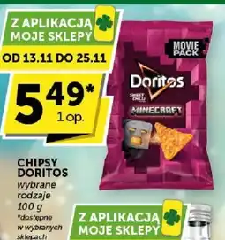 Groszek Chipsy Doritos wybrane rodzaje 100 g oferta