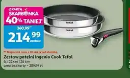 Auchan Zestaw patelni Ingenio Cook Tefal oferta