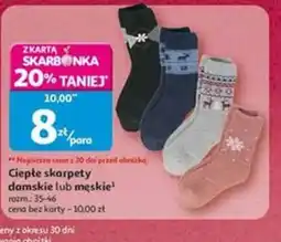 Auchan Ciepłe skarpety oferta