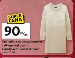 Auchan Sukienka swetrowa damska oferta