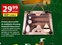 Auchan Zestaw akcesoriów do makijażu Glowing Moments Intervision oferta