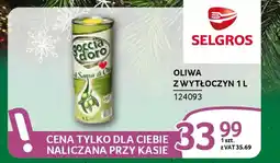 Selgros Oliwa z wytłoczyn oferta