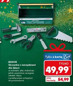 Kaufland BOSCH Skrzynka z narzędziami dla dzieci oferta
