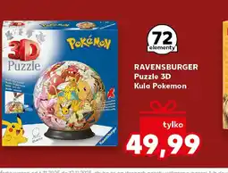 Kaufland RAVENSBURGER Puzzle 3D Kula Pokemon oferta