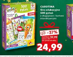 Kaufland CAROTINA Gra edukacyjna 500 pytań oferta