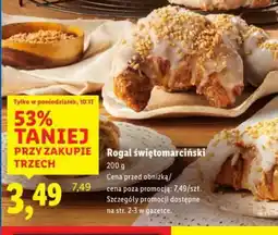 Lidl Rogal świętomarciński oferta