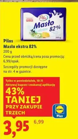 Lidl Masło ekstra 82% oferta