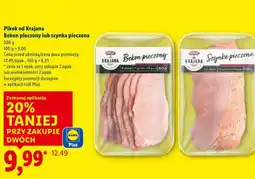 Lidl Pikok od Krajana Bekon pieczony lub szynka pieczona oferta