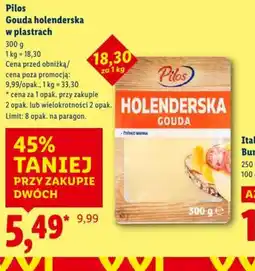 Lidl Pilos Gouda holenderska oferta