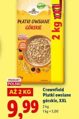 Lidl Crownfield Płatki owsiane górskie oferta