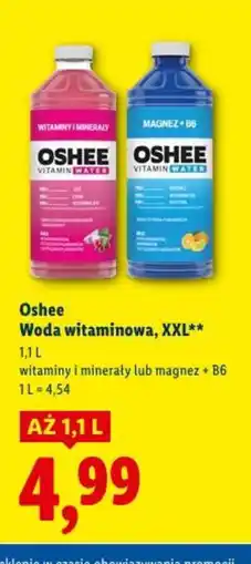 Lidl Oshee Woda witaminowa oferta