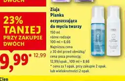 Lidl Ziaja Pianka oczyszczająca do mycia twarzy oferta