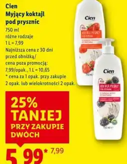 Lidl Cien Myjący koktajl pod prysznic oferta