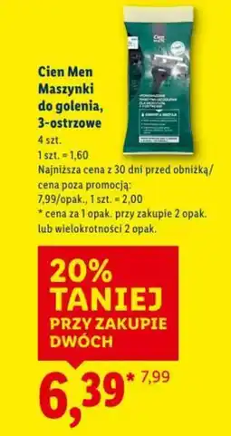 Lidl Cien Men Maszynki do golenia oferta