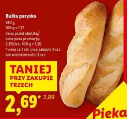 Lidl Bułka paryska oferta