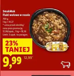 Lidl Flaki wołowe w rosole oferta