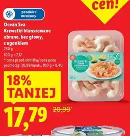 Lidl Ocean Sea Krewetki blanszowane oferta