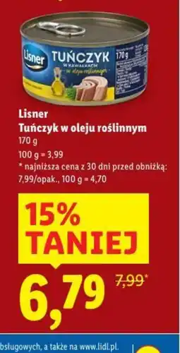 Lidl Lisner Tuńczyk oferta
