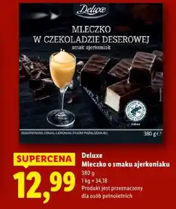 Lidl Mleczko o smaku ajerkoniaku oferta