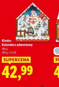Lidl Kinder Kalendarz adwentowy oferta