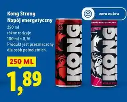 Lidl Kong Strong Napój energetyczny oferta
