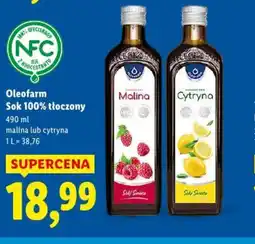 Lidl Oleofarm Sok 100% tłoczony oferta