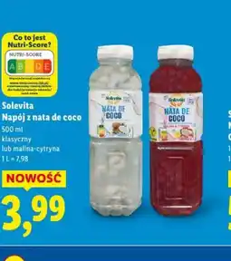 Lidl Napój z nata de coco oferta
