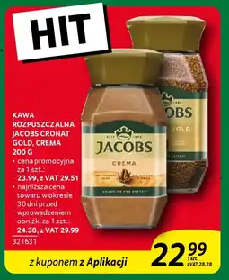 Selgros Kawa rozpuszczalna jacobs cronat gold, crema oferta