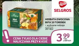 Selgros Herbata owocowa bifix oferta