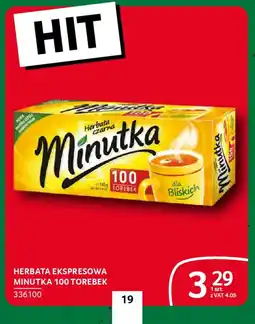Selgros Herbata ekspresowa minutka oferta
