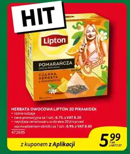 Selgros Herbata owocowa lipton oferta