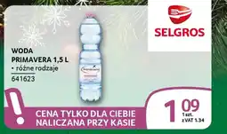 Selgros Woda primavera oferta