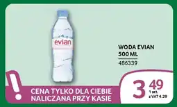 Selgros Woda evian oferta