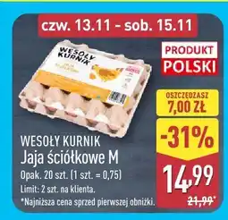 ALDI Jaja ściółkowe M Wesoły Kurnik oferta