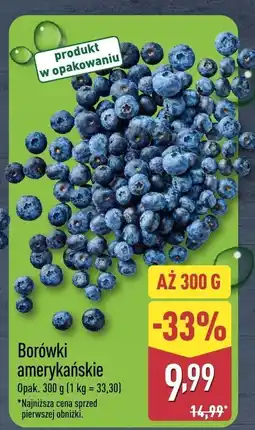 ALDI Borówki amerykańskie Aldi oferta