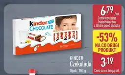 ALDI Czekolada Kinder Chocolate oferta