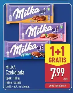 ALDI Czekolada Milka 1+1 gratis oferta