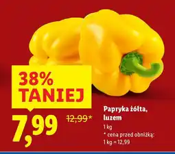 Lidl Papryka żółta, luzem Lidl oferta