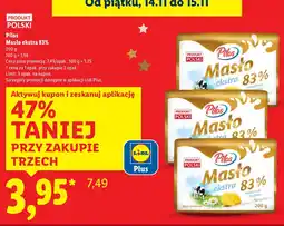 Lidl Masło Pilos Masło ekstra 83% oferta