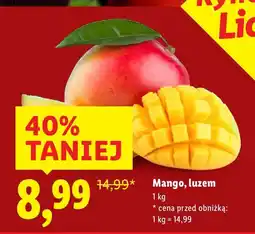 Lidl Mango, luzem Lidl oferta