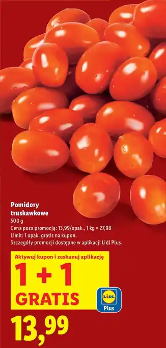 Pomidory truskawkowe Lidl
