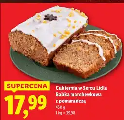 Lidl Cukiernia w sercu Lidla Babka marchewkowa z pomarańczą oferta