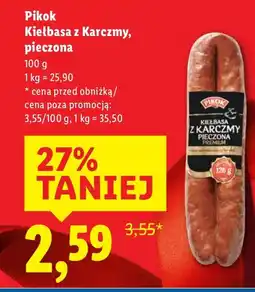 Lidl Kiełbasa z Karczmy, pieczona Pikok oferta