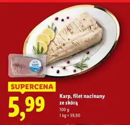 Lidl Karp, filet nacinany ze skórą Lidl oferta