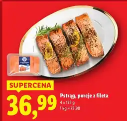 Lidl Pstrąg, porcje z fileta Lidl oferta