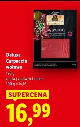Lidl Carpaccio wołowe Deluxe oferta