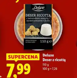 Lidl Deser z ricottą Deluxe oferta