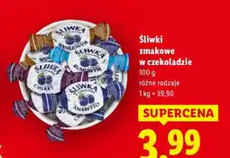 Lidl Cukierki Śliwka smakowe w czekoladzie różne rodzaje Lidl oferta